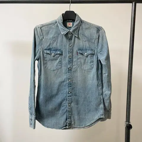 (S) levis 리바이스 웨스턴 데님 셔츠