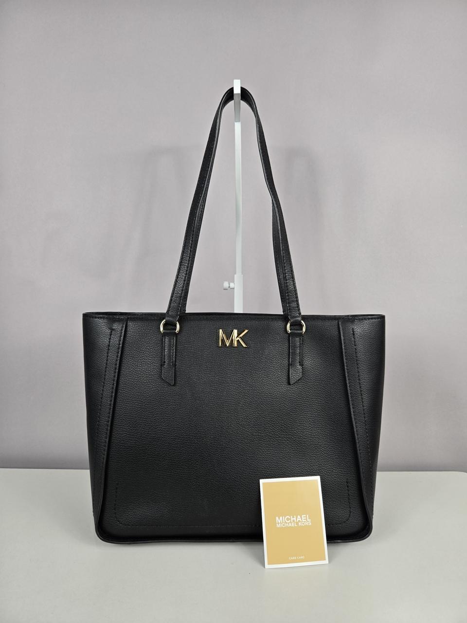 마이클코어스 실비아 미디움 레더 토트백 숄더백 가방 블랙