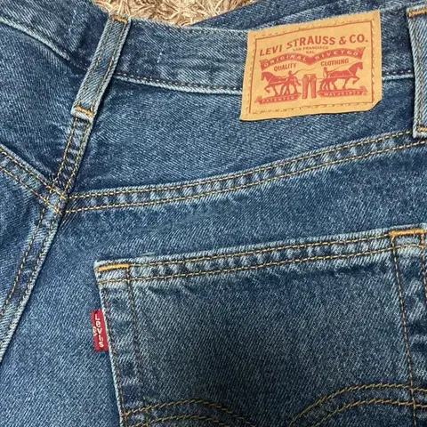 리바이스 배기 청바지 26사이즈(구매11월)