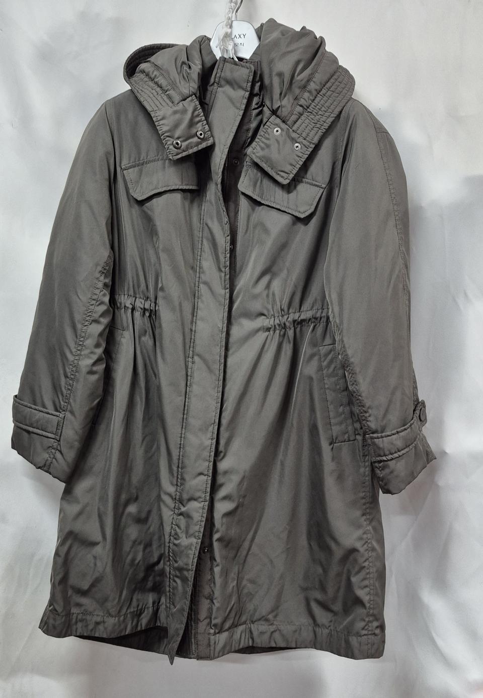 베라왕 여성후드 롱 야상 점퍼 카키 100