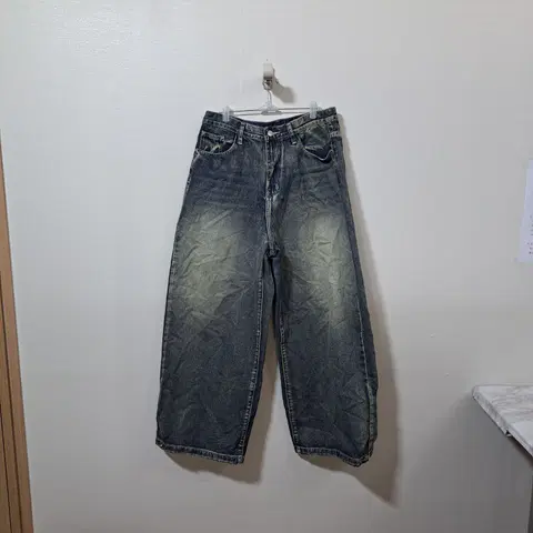 여성 와이드핏 청바지 XL