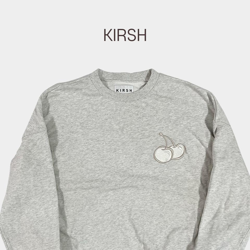 키르시 빅로고 기모 맨투맨 BD070