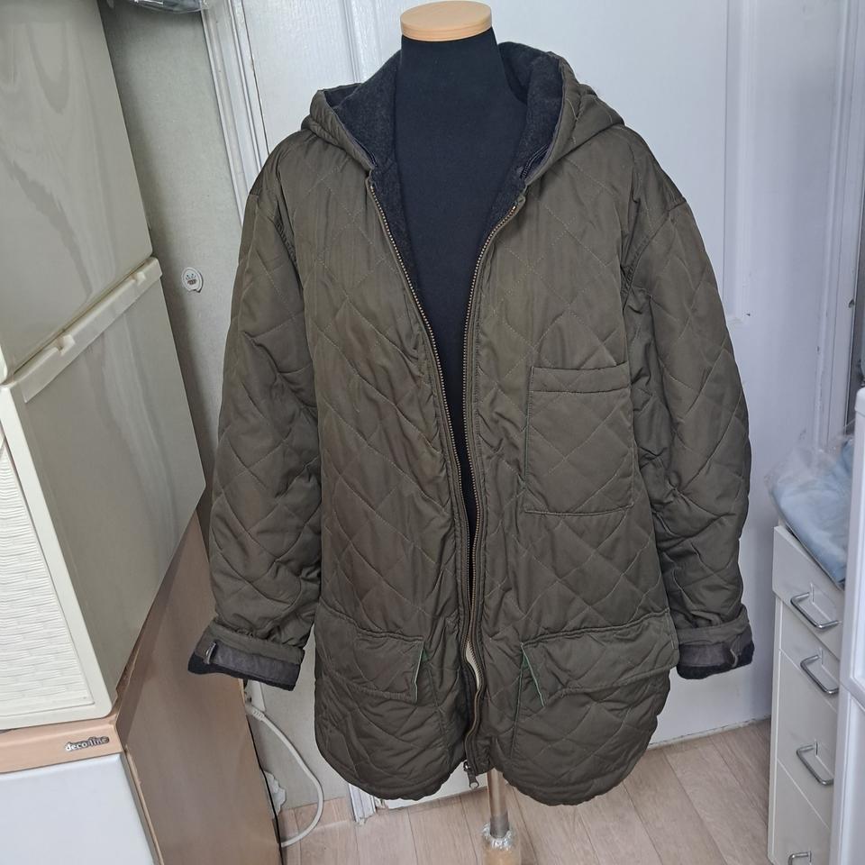 폴로 랄프로렌 남성퀼팅 패딩 후드 자켓 XL(내부 모 폴리스)