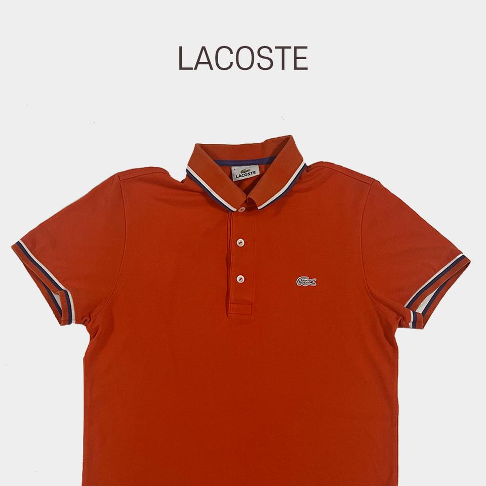 라코스테 배색라인 카라넥 PK 반팔티셔츠 BD080