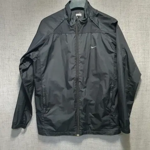 나이키 스우시 블랙 바람막이 자켓 XL