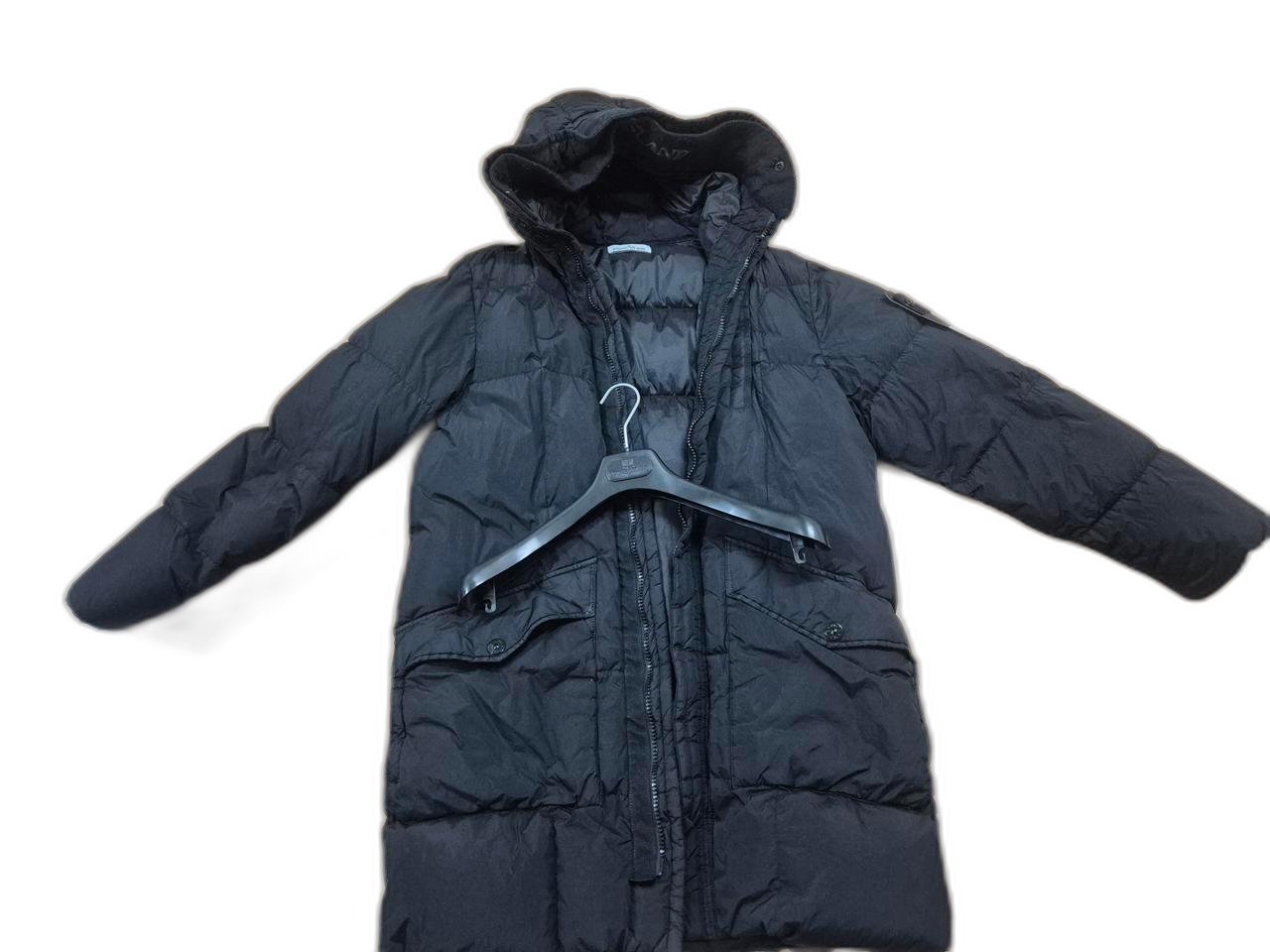 스톤 블랙롱패딩 팝니다.