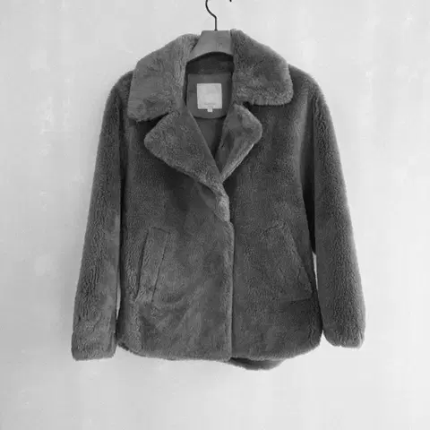 [CelebShop] 셀렙샵 그레이 양모 자켓 여성 S