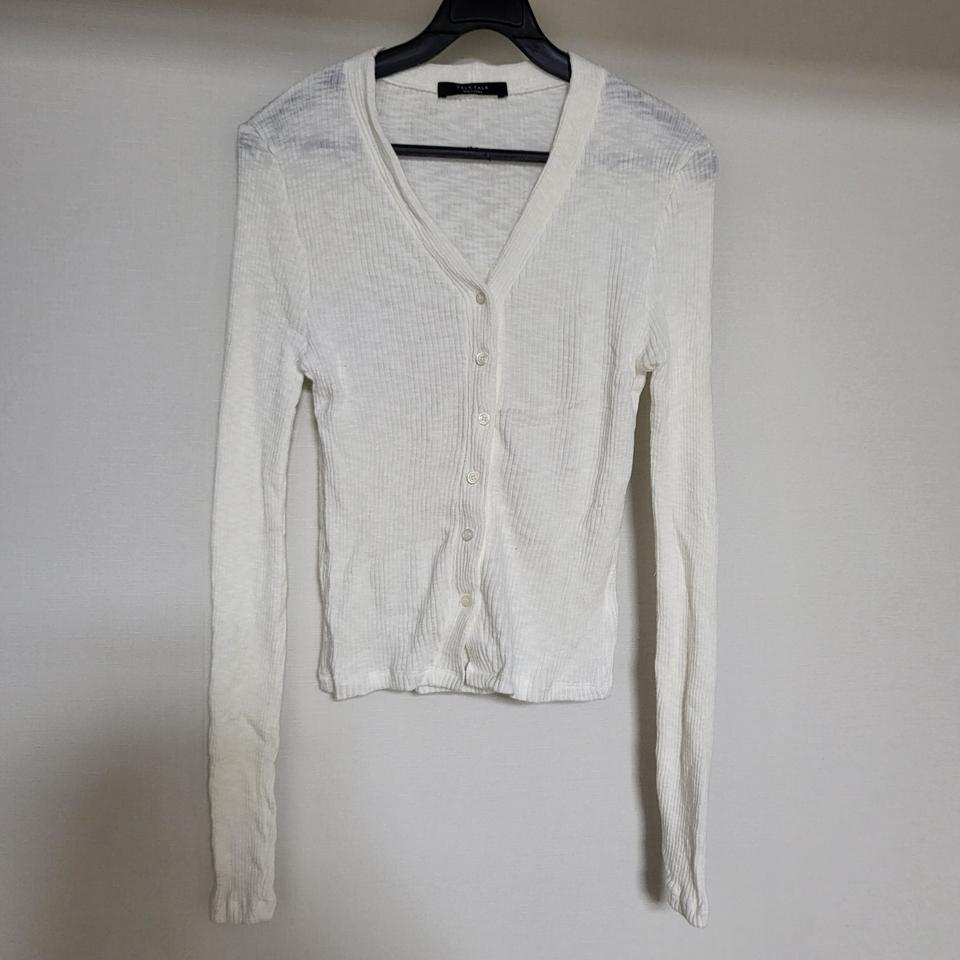 아이보리 모달 긴팔 가디건