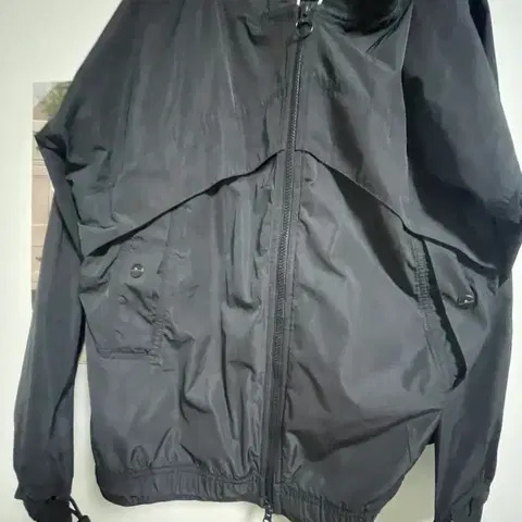 아디다스 맥카트니 블랙 바람막이 후드집업