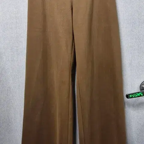 갈색 와이드 밴딩 팬츠 77