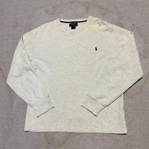 폴로 랄프로렌 와플 롱 슬리브