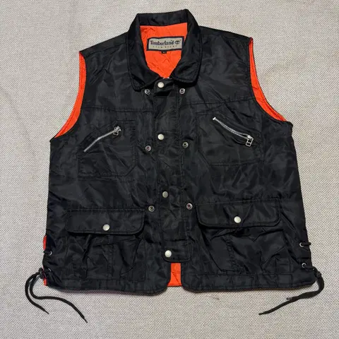 팀버랜드 빈티지 블랙 조끼 베스트