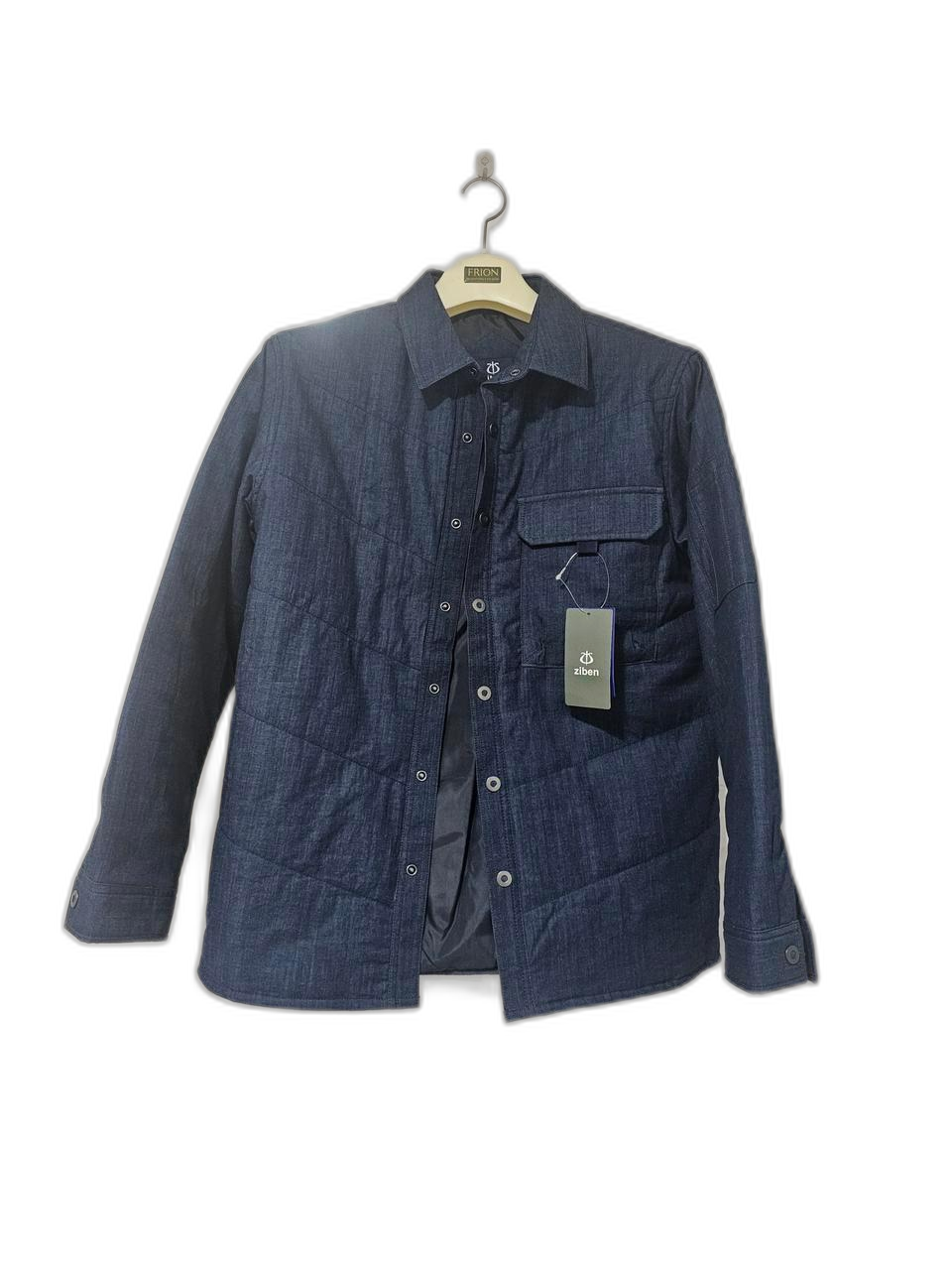 [미착용] 지벤 패딩 셔츠 자켓 M