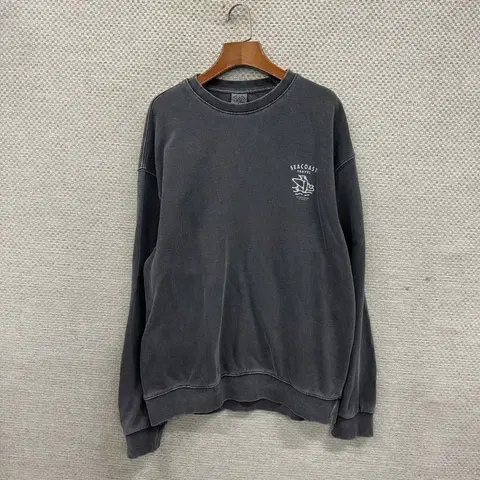 트래블 캐주얼 프린팅 피그먼트 스웻셔츠 맨투맨 M A03926