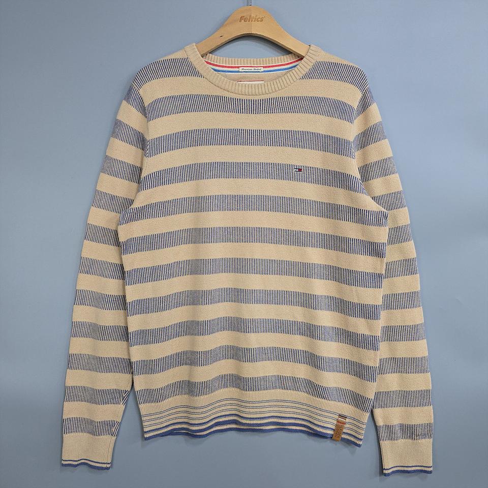 타미힐피거 데님(Hilfiger Denim) 스트라이프 니트 L