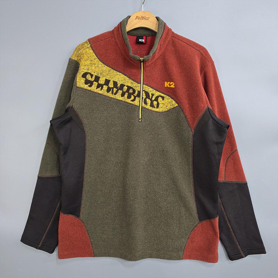 케이투(K2) 플리스 하프집업 배색 105