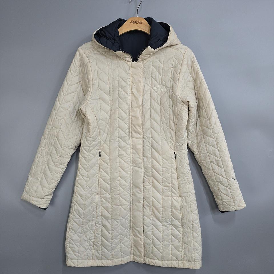 노스페이스(The North Face) 퀼팅 후드 패딩 코트 90