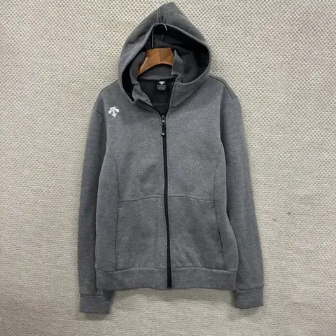 데상트 자수로고 약기모 후드집업 L M08281