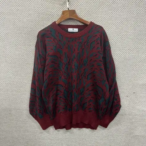 피에르발망 빈티지 패턴 니트 XL M8529