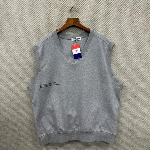 스터디오 브이넥 캐주얼 니트 조끼 베스트 L M08352