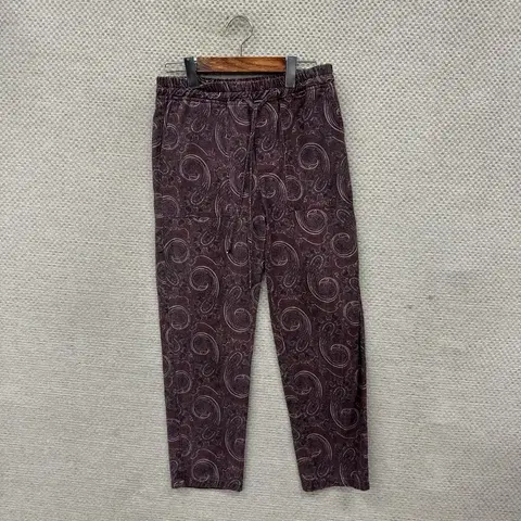 자라 빈티지패턴 밴딩 바지 XS M8536