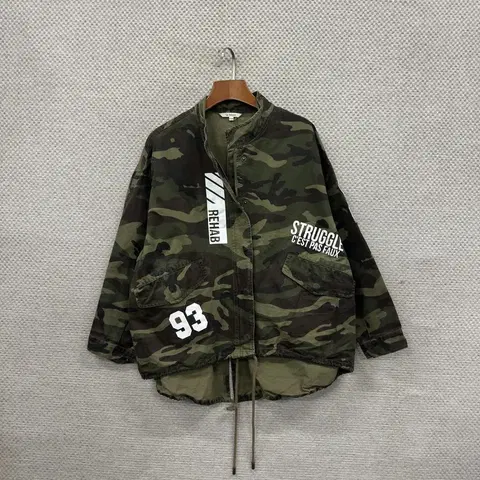 빈티지 카키 밀리터리 자켓 80 M8505