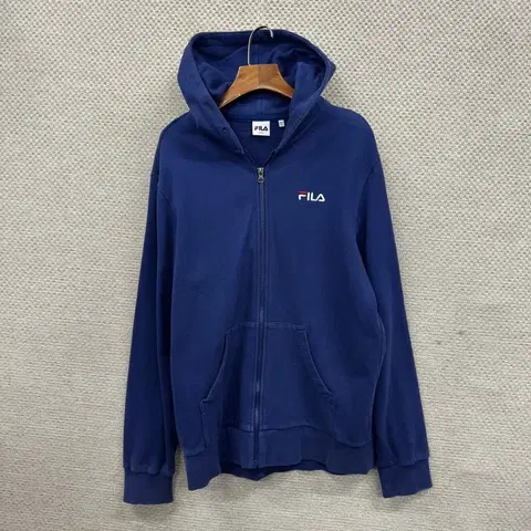 필라 자수로고 캐주얼 후드집업 M M08286