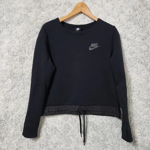 J199 [L] 나이키 크롭 스트링 맨투맨 티셔츠