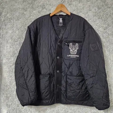 J191 [L] 라이프워크 오버핏 퀼팅 자켓 점퍼