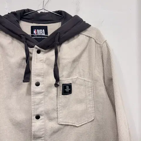 NBA 휴스턴 로켓츠 후드 코듀로이 롱자켓