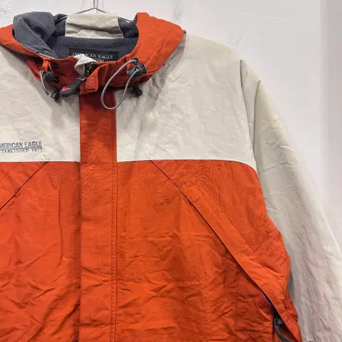 아메리칸 이글 래글런 배색 이너후리스 바람막이