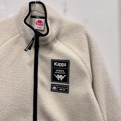 카파 러버와펜 오버핏 뽀글이 플리스