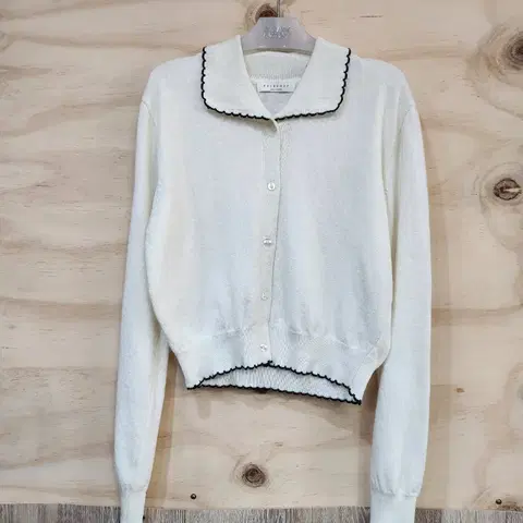 377) RAINDROPS 배색포인트 카디건