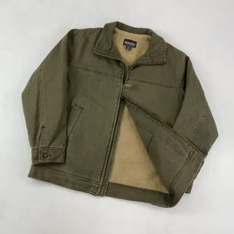 울리치 텍티컬 캔퍼스 양털 안감 워크 자켓 (100)