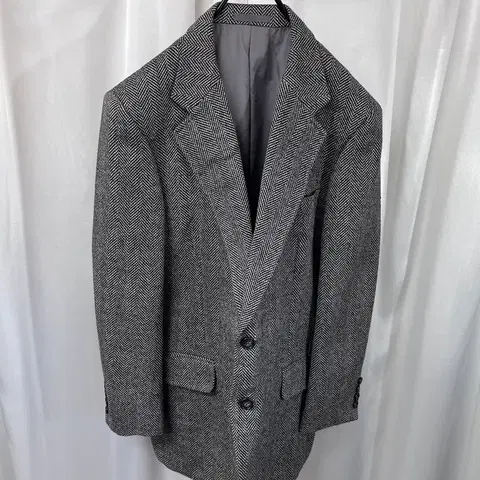 버버리 울 자켓