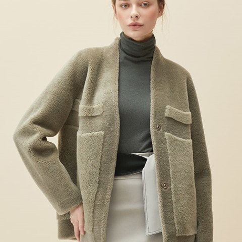 유로컬랙션 양털 자켓