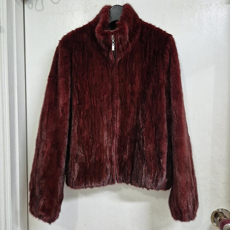 필그림 천연 밍크 자켓