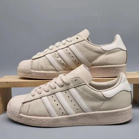 아디다스 슈퍼스타 베이지 남성운동화 275