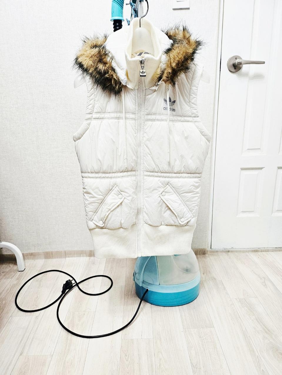 (85~90)XS ☆초대장급☆ 아디다스 파이어버드 [화이트실버] 패딩조끼