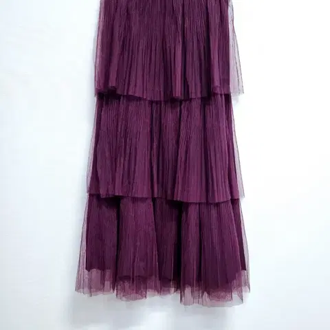 수스 퍼플 캉캉 튤 스커트