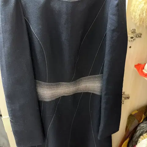 SATIN 블랙 원피스