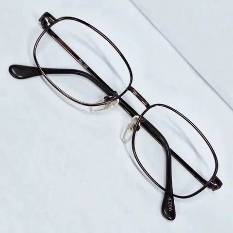 브라운 메탈 안경 안경테 DS-105 일본 수입 빈티지 레트로 클래식