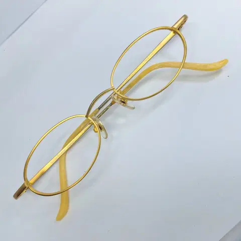 Marina picasso 오벌 골드 안경테 안경 47ㅁ19/일본 수입