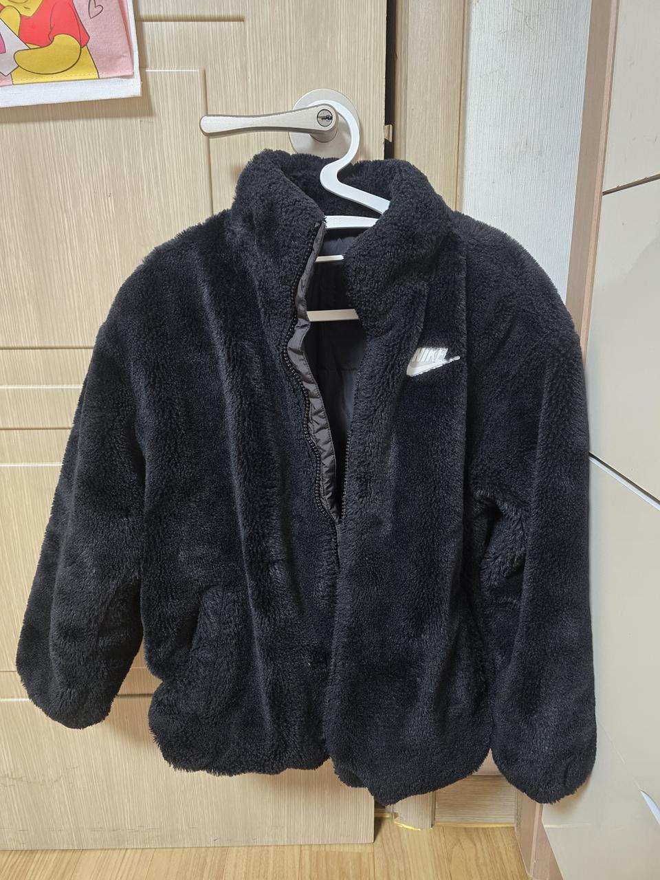 나이키 키즈 폭스 퍼 자켓 블랙 150 (10~11세)