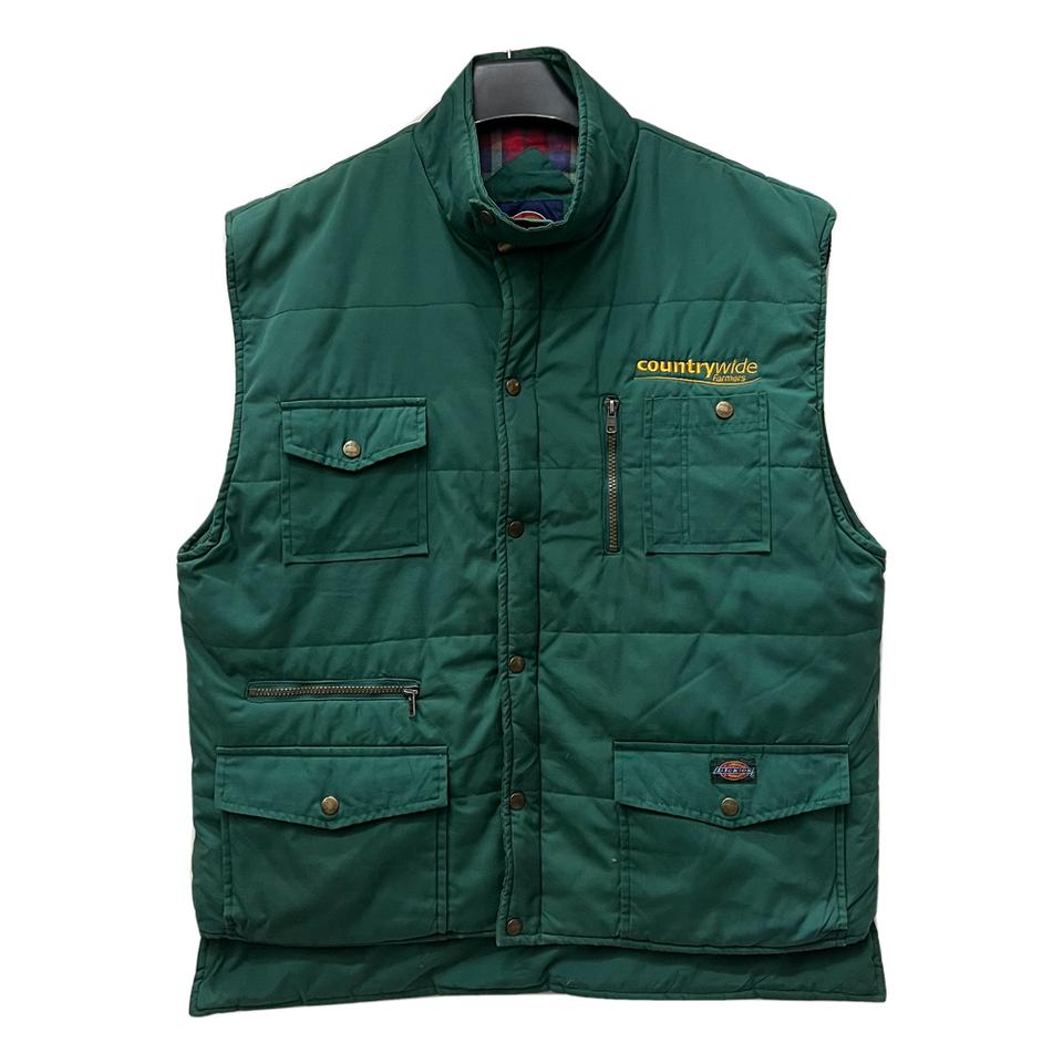 00s 디키즈 빈티지 멀티포켓 패디드 베스트 조끼 XL