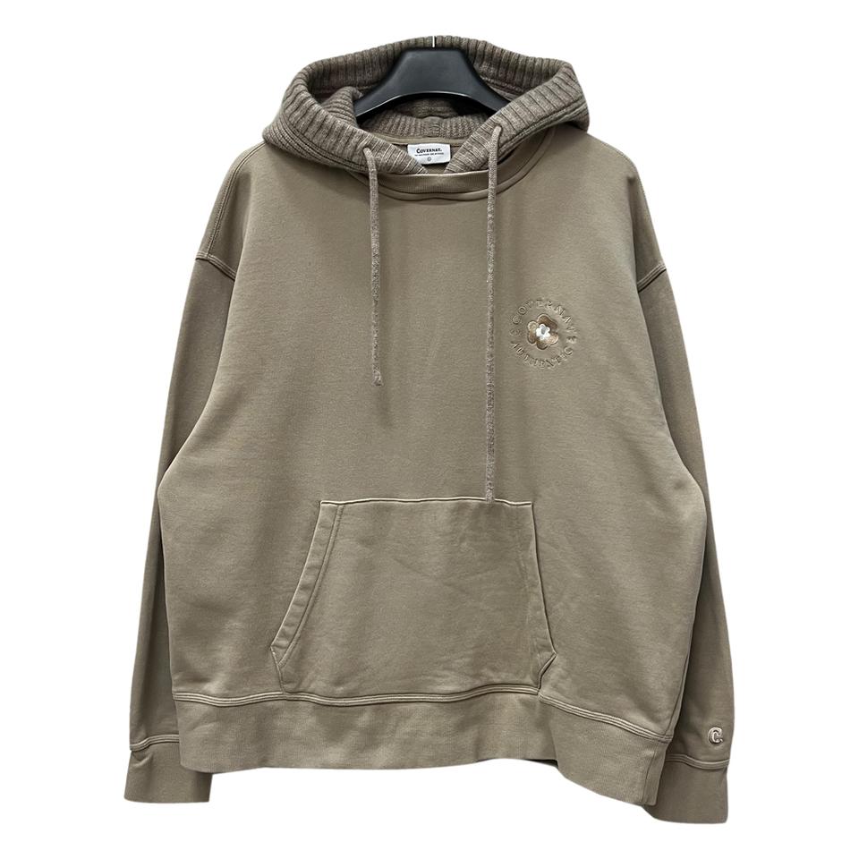 커버낫 오버핏 니트 후드 맨투맨 L