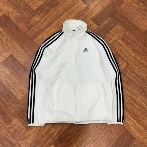 M 아디다스 MH 3ST CL 화이트 바람막이 자켓