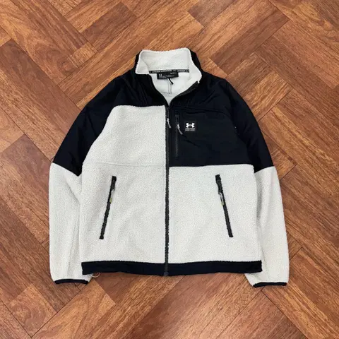 L 언더아머 UA 미션 플리스 집업 자켓