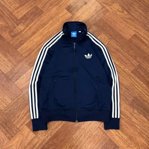 105 아디다스 파이어버드 네이비 트레이닝 트랙탑 져지 집업