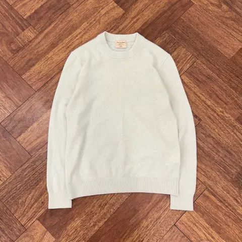 95 ZIOZIA 지오지아 캐시미어 100 아이보리 니트